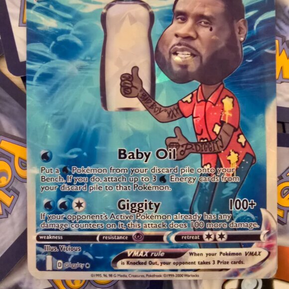 P Giggity Pokemon Card - Puff Daddy - quagmire/p ditty - Picture 9 of 10